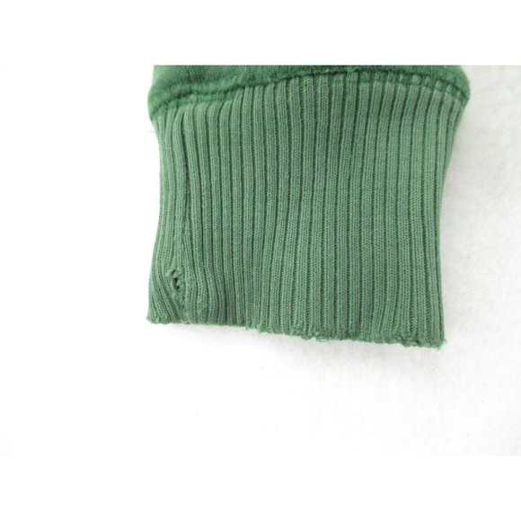 Aeropostale Sweater Hoodie Women's Medium Green Full Zip Long Sleeve - Picture 3 of 8